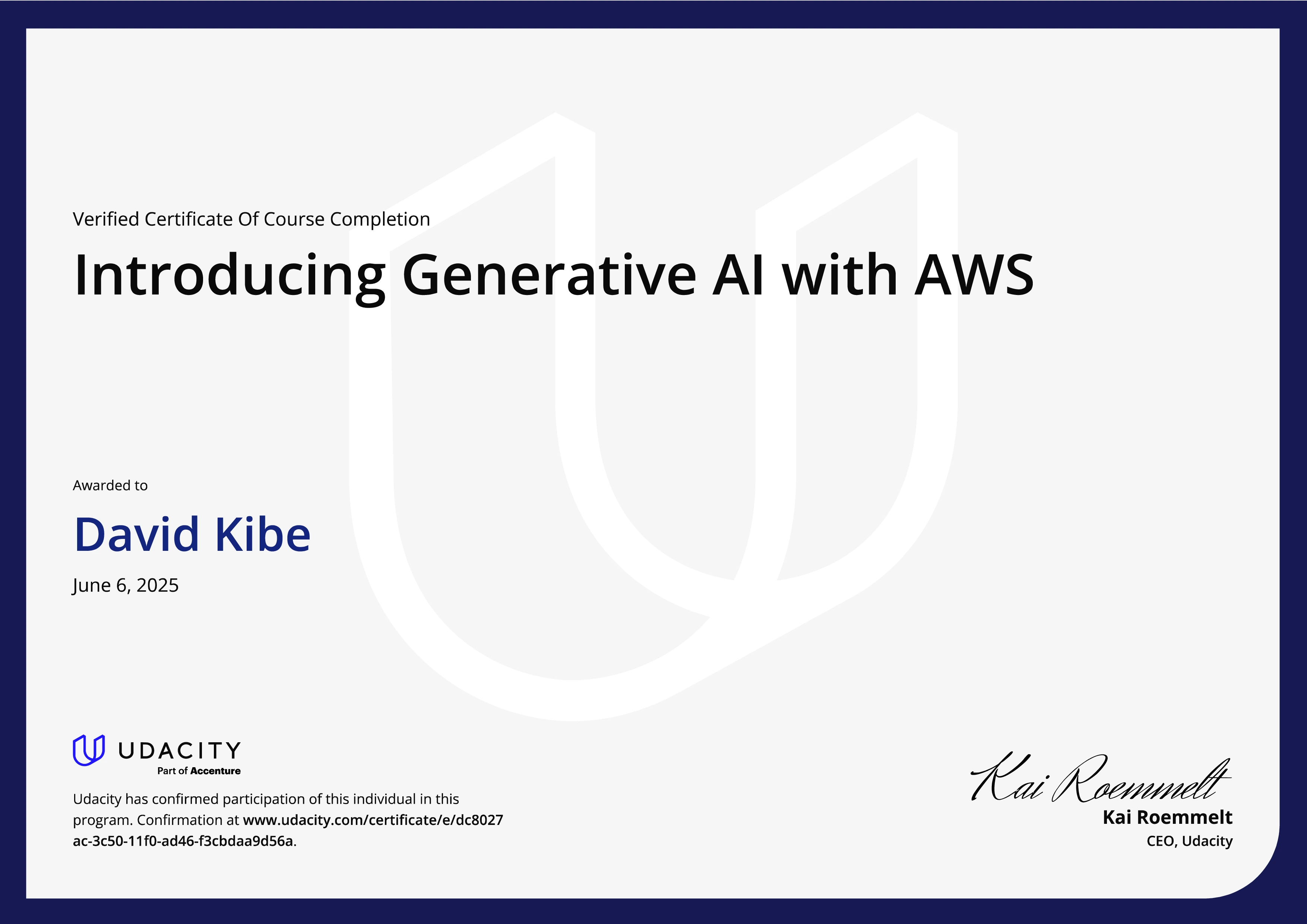 Introduction to Generative AI with AWS